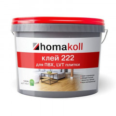 Клей Homakoll 222 для ПВХ и LVT плитки 6кг