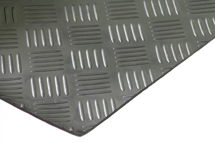 Дорожка рулонная резиновая Шашки 1,2х10м