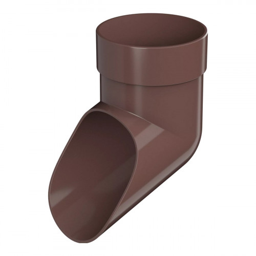 Слив водосточной трубы ПВХ, Коричневый Оптима Технониколь 079493