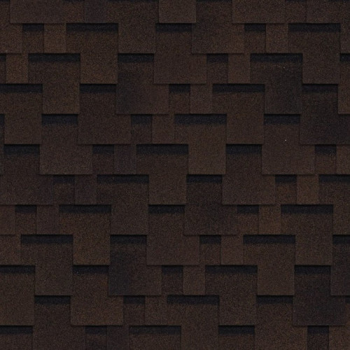 Гибкая мягкая черепица Шинглас (Shinglas) Оптима Аккорд, Коричневый 3м2, Технониколь