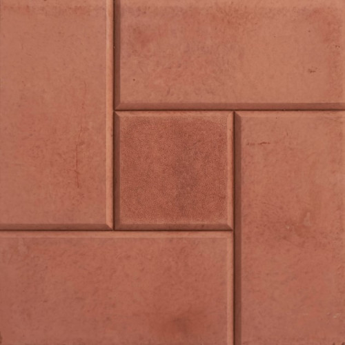 Плитка тротуарная 300x300x30 мм, Калифорния красная