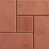 Плитка тротуарная 300x300x30 мм, Калифорния красная
