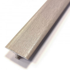 Стык Т-образный 20х1800мм Дуб Дымчатый алюминиевый Русский профиль
