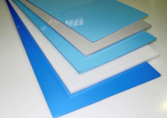 Полипропилен листовой 8мм 2000х4000мм Серый с пленкой, без УФ VikuLen Optimum