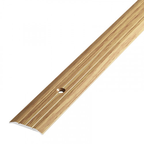 Порожек стыкоперекрывающий дуб универсал ПС-01 1350*25мм, ЛУКА