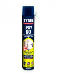 Пена бытовая монтажная Lexy 60 всесезонная TYTAN Professional (750 мл)