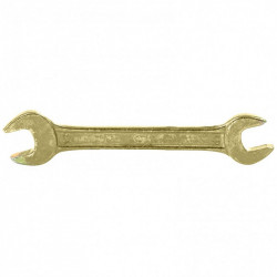 Ключ гаечный рожковый 12х13мм, желтый цинк Сибртех 14305