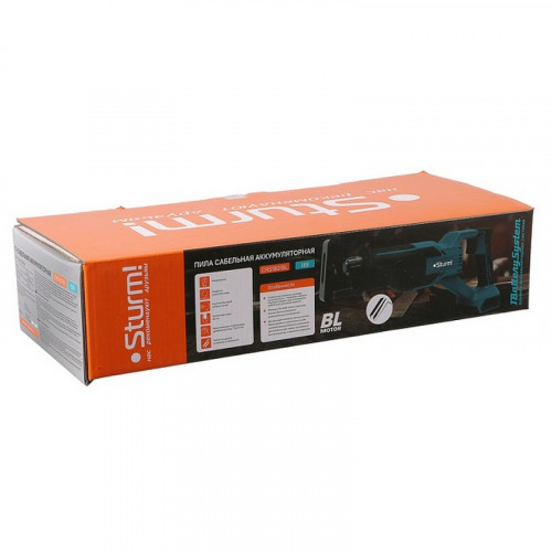 Пила сабельная аккумуляторная 18В Li-lon 1BatterySystem Sturm CRS1801BL