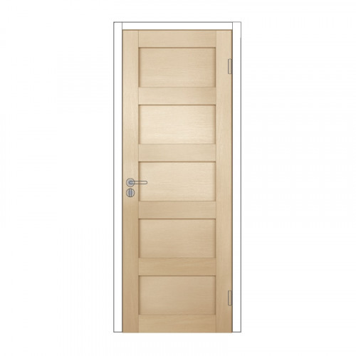 Дверь глухая из экошпона с притвором М7 620х2010мм Аризона дуб беленый Олови