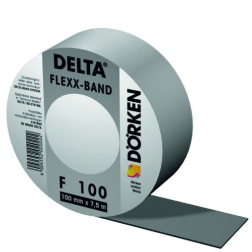 Лента Delta Flexx Band F100, 100мм х 10м, соединительная для уплотнения деталей и проходок