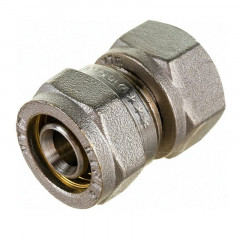 Муфта с накидной гайкой 16мм*1/2 дюйма обжимная Valtec VTm.322.N.001604