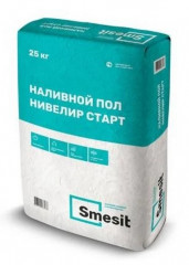 Наливной пол Нивелир Старт, 25 кг, Smesit