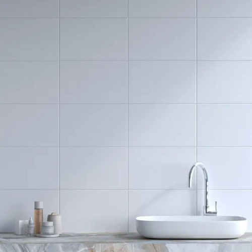 Плитка керамическая 250х400мм белая матовая Ломбардиа 6397, Kerama Marazzi