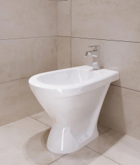 Биде напольное Самарский 260х640х406мм, SANITA