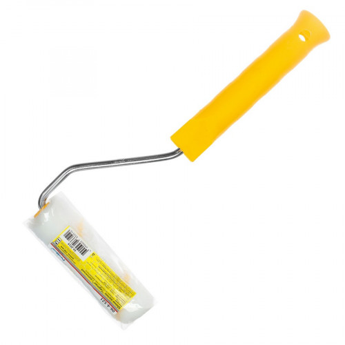 Мини-валик с рукояткой 100мм полиакрил, Гирпан 12мм, d15, ось 6, РемоКолор 06-4-521