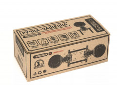 Ручка-защелка Шарик с фиксатором 6072 BK SN Матовый никель, Фабрика замков