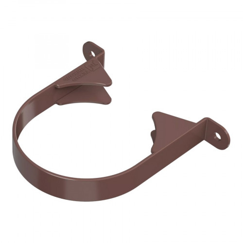 Хомут водосточной трубы ПВХ, Коричневый Оптима Технониколь 079428
