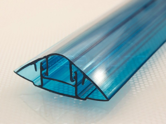 Профиль соединительный разъемный НCР 6-10мм Бирюза L=6м, Кронос