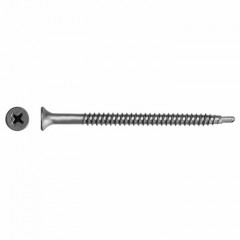 Саморез по металлу 4,8*100мм, сверло оцинкованный Lino 048 100 Ruspert, 1шт
