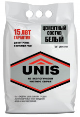 Цемент белый, ПЦ-500 Д0, 5кг UNIS