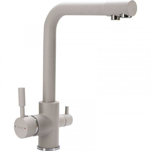 Смеситель для кухни с краном питьевой воды, мрамор, Maxonor MN4352-20