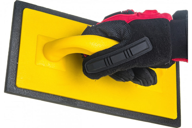 Терка пластмассовая, резиновое покрытие 280*140мм Бибер 35501