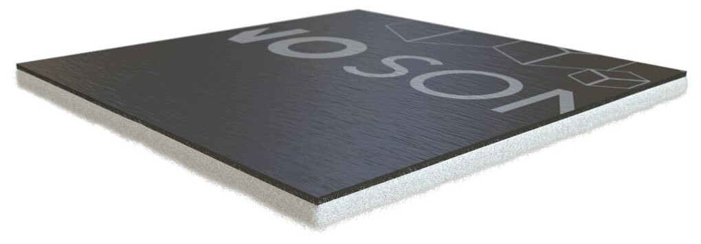 Полотно для гидро-звукоизоляции Звукоизол Флор (10м x 1м х 4,5мм) 10м2 ТехноСонус