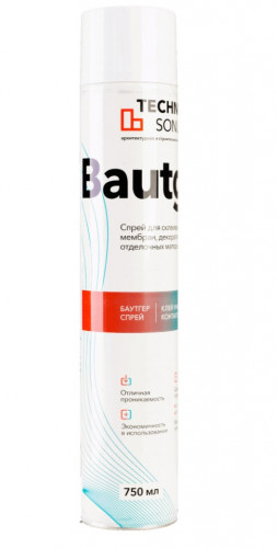 Универсальный клей Баутгер (Bautger) аэрозольный баллон, 750мл, ТехноСонус