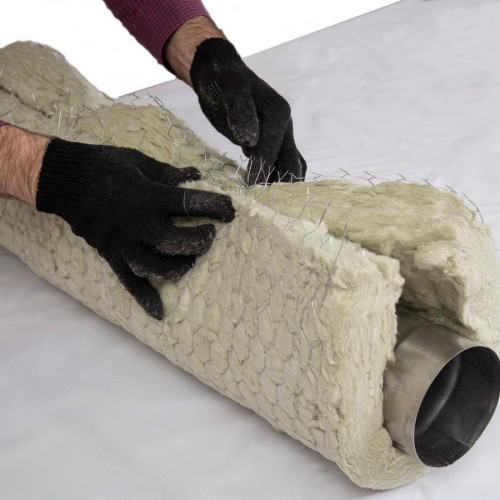 Утеплитель Isoroc Термозащита 600 для труб, 60кг/м3 (2000х1000х50мм) 2м2