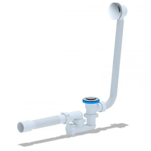 Сифон для ванны с выпуском клик-клак и переливом 1 1/2 Ани EC255