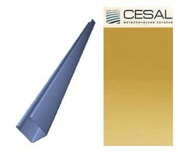 П-профиль А09 14*14*3000мм, Золото люкс Cesal (Альконпласт)