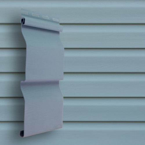 Сайдинг виниловый D4 3000*203мм (0,6м2) голубой, Grand Line