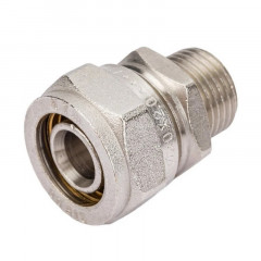 Муфта комбинированная 20мм*1/2 дюйма обжимная, наружная резьба Valtec VTm.301.N.002004