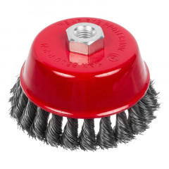 Щетка-крацовка чашечная 125мм*М14, витая стальная проволока, для УШМ РемоКолор 45-2-912