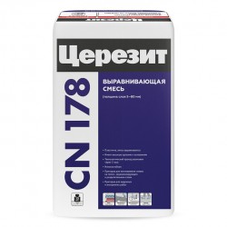 Стяжка легковыравнивающаяся Ceresit CN 178 (5-80мм), 25 кг