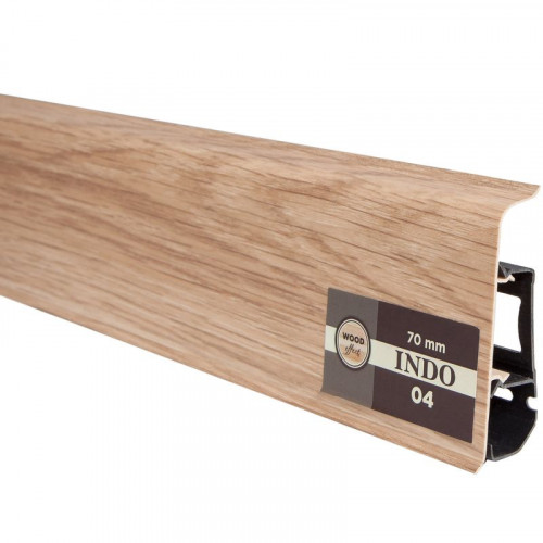 Плинтус Arbiton INDO 70, 04 Дуб Лингбург, 2500х70х26мм