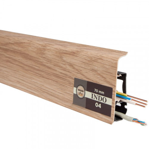 Плинтус Arbiton INDO 70, 04 Дуб Лингбург, 2500х70х26мм