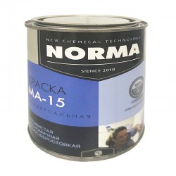 Краска МА-15 ГОСТ масляная для дерева и металла, Белая Norma Novocolor 1кг