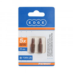 Насадка-бита T 25х25мм, сталь S2, Patriot 818010020, 2шт