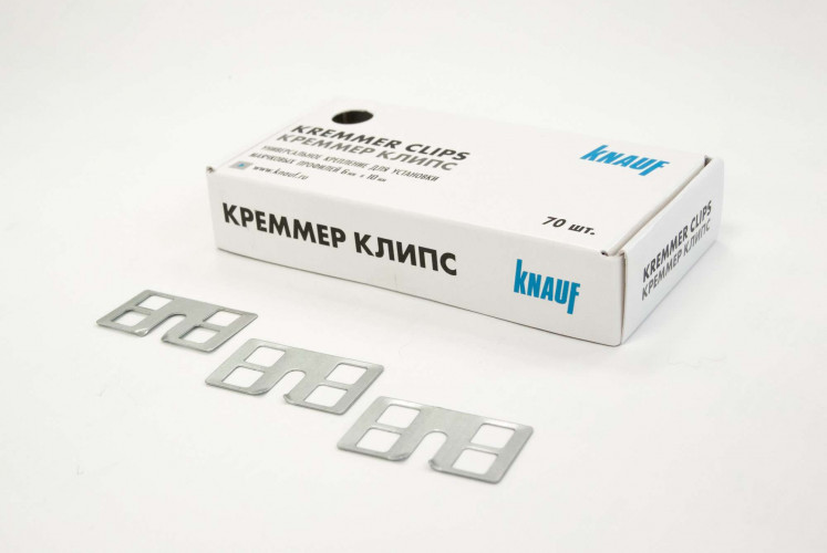 Крепеж для маячковых профилей Креммер клипс, Knauf 594457, 1шт