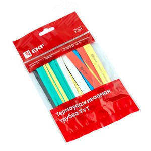 Трубки термоусадочные ТУТнг 10/5мм, 100мм, 21шт EKF tut-n-10