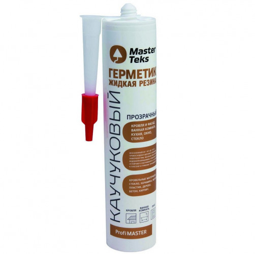 Герметик силиконовый для аквариумов прозрачный 290мл MasterTeks