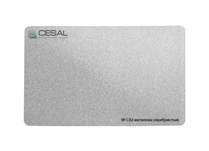 Рейка S-дизайн С02 150*4000мм, Металлик Cesal (Альконпласт)