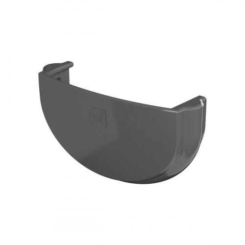 Заглушка желоба ПВХ Серый Оптима Технониколь 066396