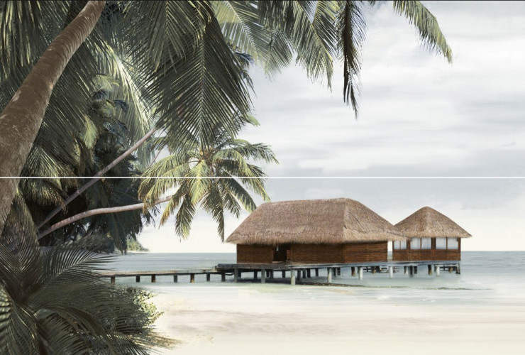 Панно из 2 плиток Ailand 400x600x9 PWU11ALD4