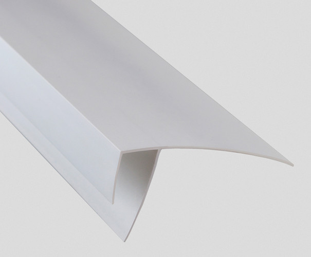 Стартовый/завершающий профиль для ПВХ F-образный 30х10мм 3м.