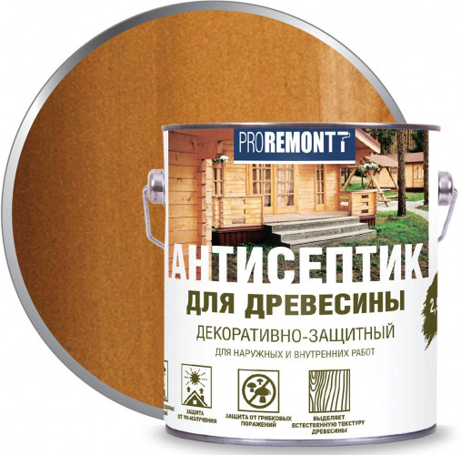 Деревозащитное средство Proremontt Тик 2,5л Лакра