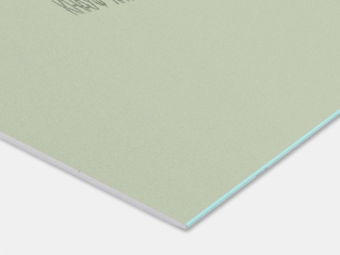 Гипсокартон ГКЛВО Knauf 2500х1200х12.5мм огнестойкий влагостойкий