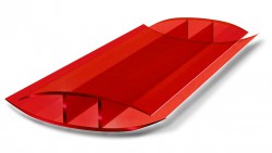 Профиль соединительный неразъемный НР 10мм Красный L=6м, Юг-Ойл-Пласт