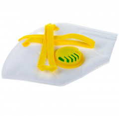 Полумаска фильтрующая с клапаном FFP1 Бибер 96204